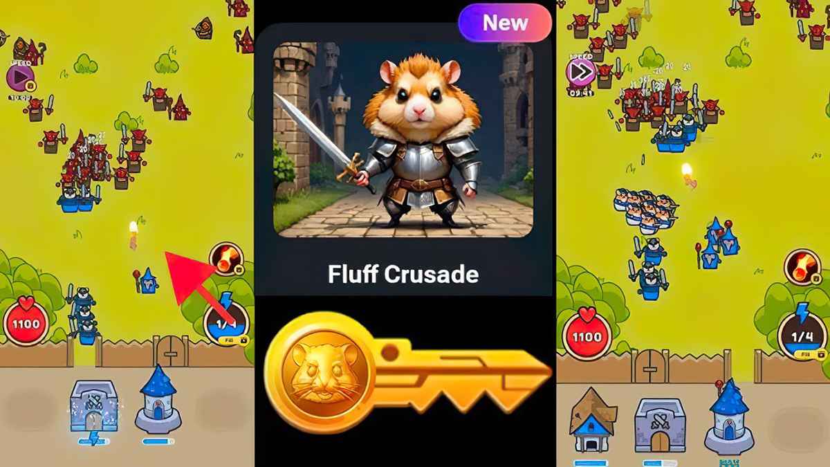 کد 13 میلیون سکه رایگان همستر در بازی Fluff Crusade